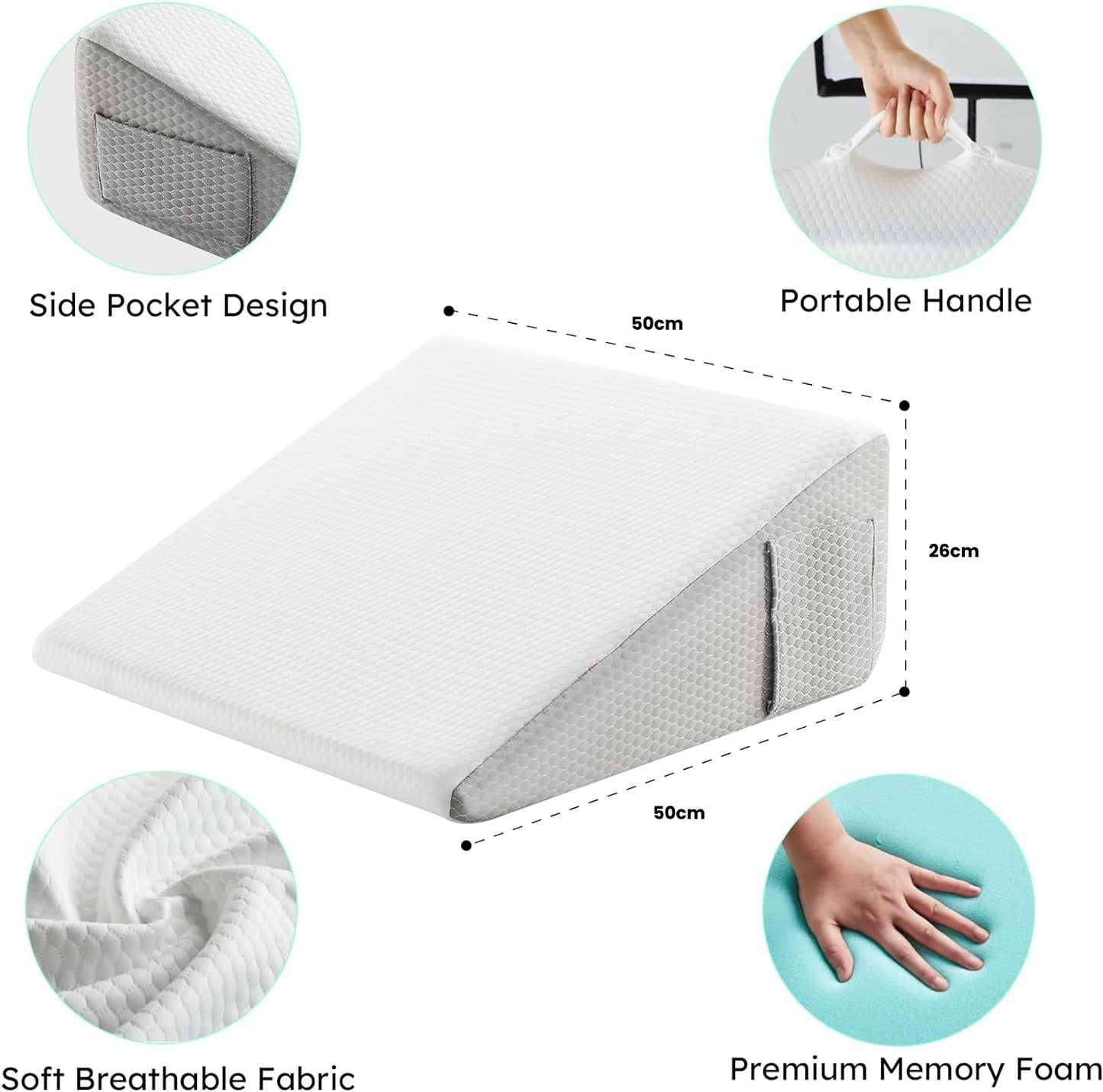Cuscino di Supporto Inclinato Deluxe