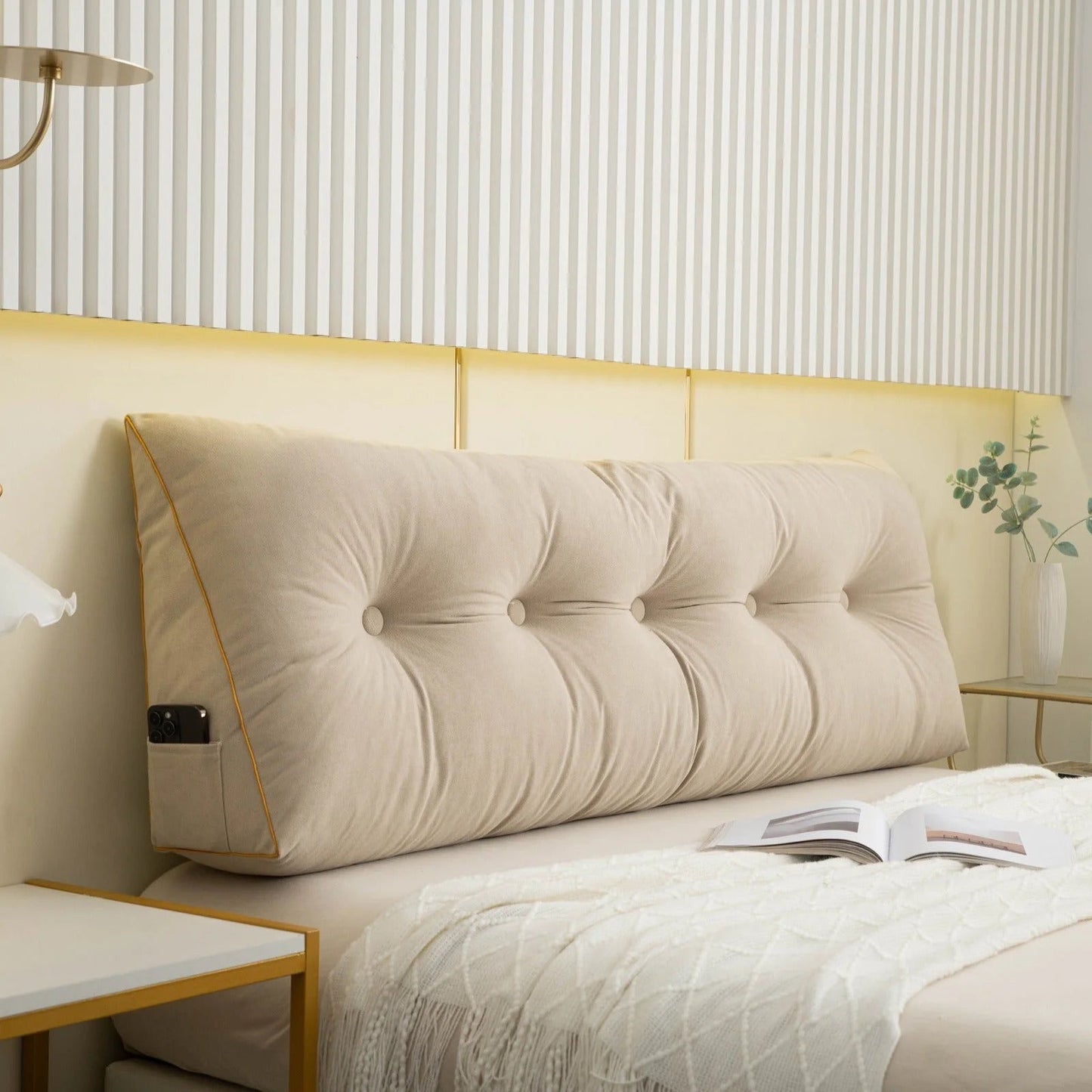 Luxe chique wigkussen